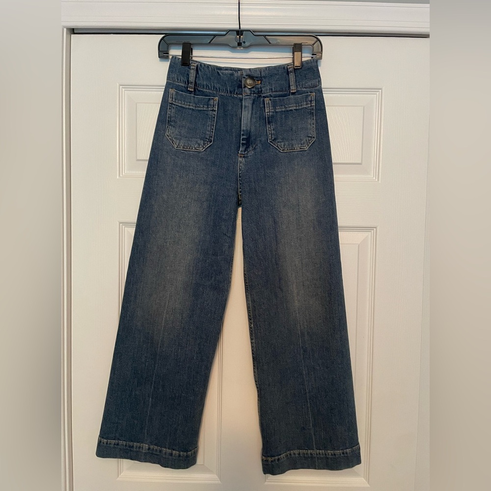 Anthropologie Pilcro Skipper Cropped Jeans